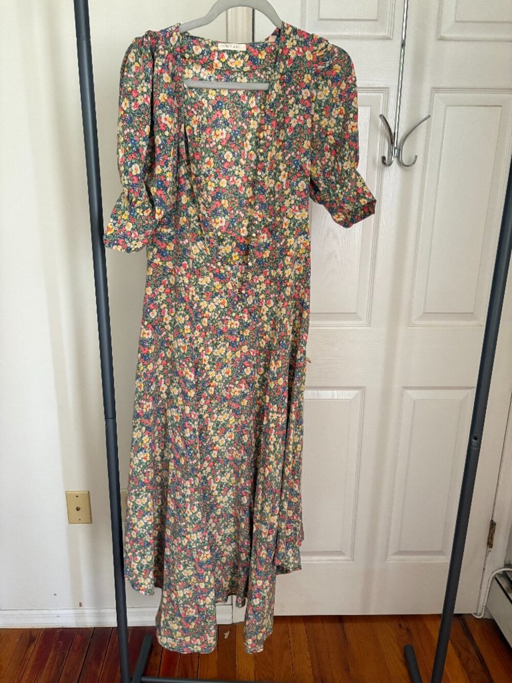 Doen Floral Button-Up Dress - Size XS